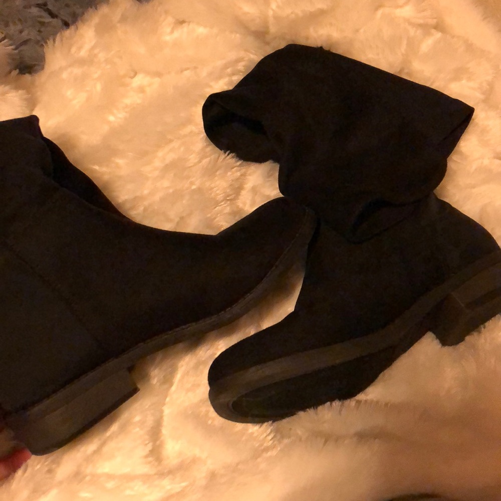 Long black boots